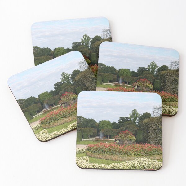 Item preview, beautiful garden with flowers trees and fountain designed and sold by goceris.