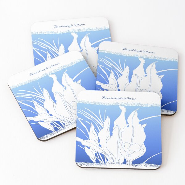 Item preview, Lilies in blue with quote designed and sold by WatersEdgeGal.