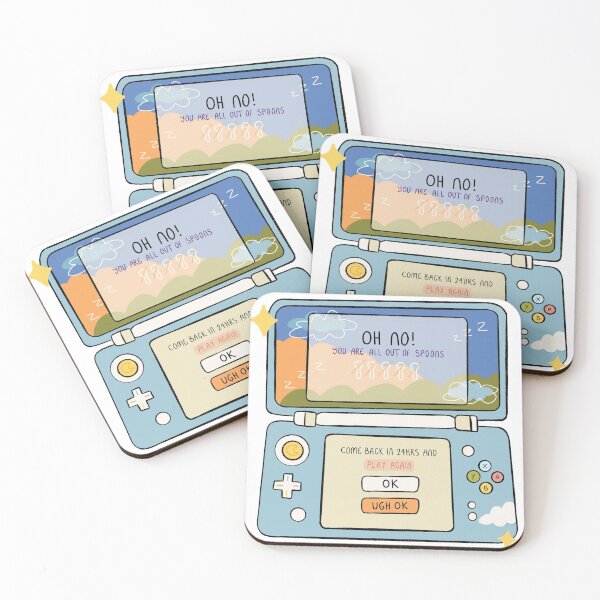 Item preview, Spoonies Video Game designed and sold by CarielCreative.