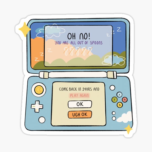 Item preview, Spoonies Video Game designed and sold by CarielCreative.