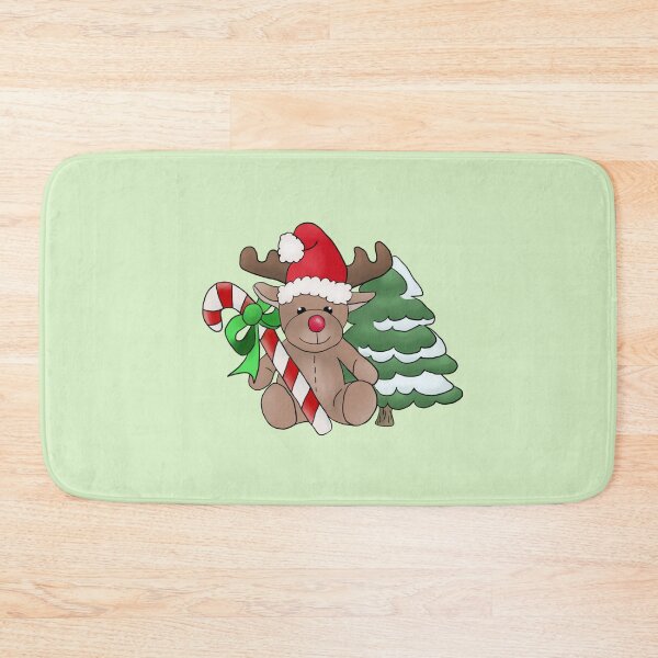 Item preview, Moose with candy cane designed and sold by Blumchen.