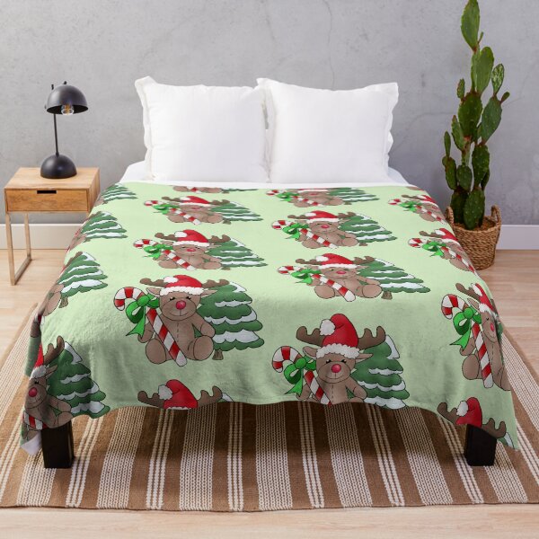 Item preview, Moose with candy cane designed and sold by Blumchen.