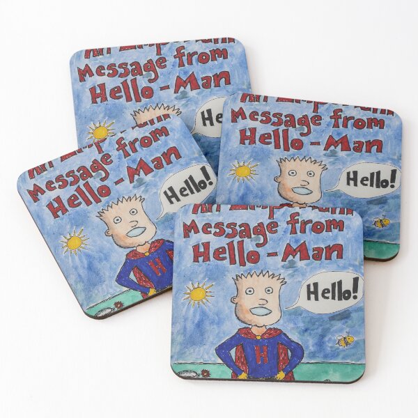 Item preview, An Important Message from Hello-Man designed and sold by Simon Drew.