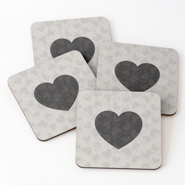 Item preview, Grey Hearts designed and sold by Zena Rowland.