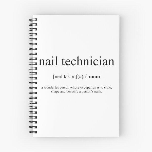 Artikelvorschau, Nail Technician (Nageltechnikerin) Definition | Dictionary Collection entworfen und verkauft von Designschmiede.