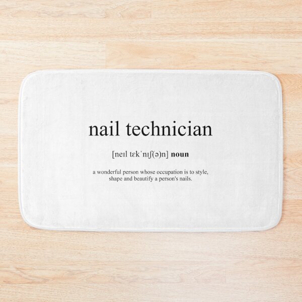 Artikelvorschau, Nail Technician (Nageltechnikerin) Definition | Dictionary Collection entworfen und verkauft von Designschmiede.