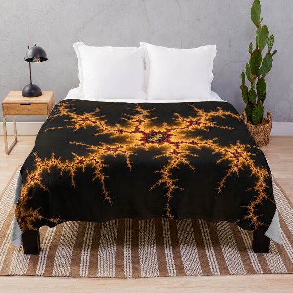Item preview, Fractal lightning bolts gold designed and sold by dynamitfrosch.