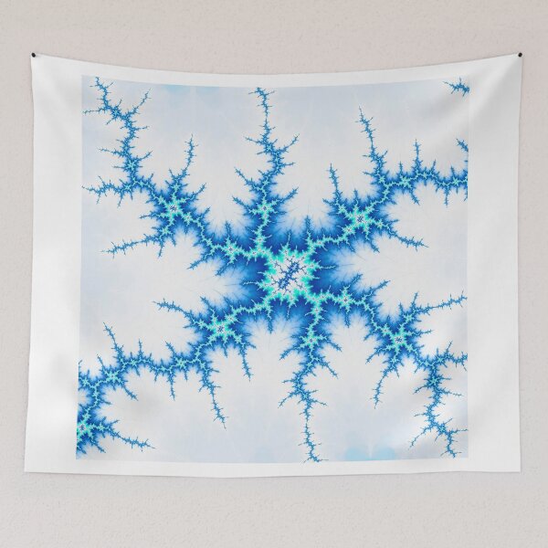 Item preview, Fractal flashes of blue designed and sold by dynamitfrosch.