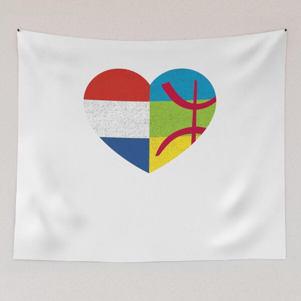 Item preview, Amazigh Dutch Pride Heart Tamazgha Netherlands Flag Gift designed and sold by cssdru.