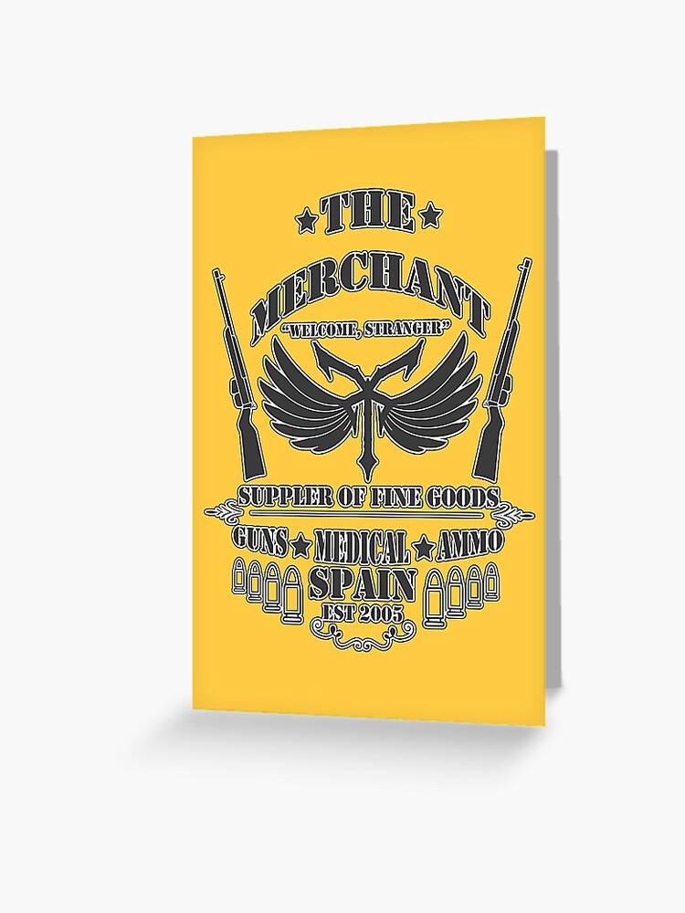 RE4 The merchant and Ashley  Greeting Card for Sale by cbowne23