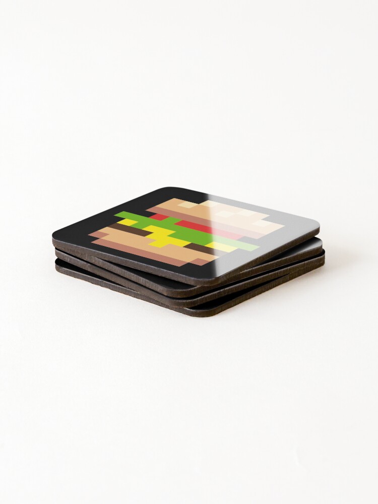 Thumbnail 4 of 5, Coasters (Set of 4), Burger designed and sold by RazorCrab.