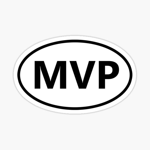 NBA Most Valuable Player Trophy Sticker for Sale by bearandbubble