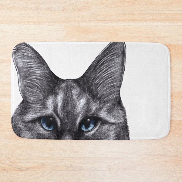 Item preview, Peeping Cat Blues - Cat Portrait designed and sold by MonoMano.