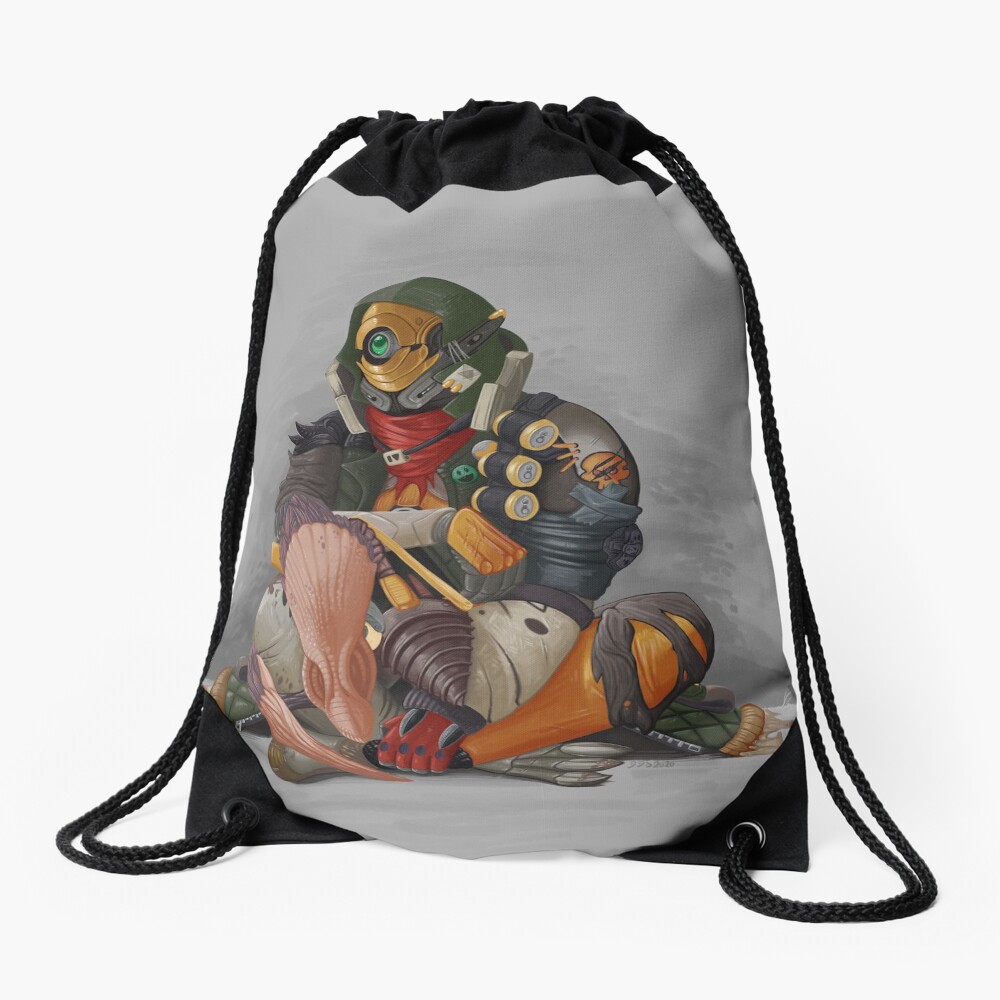 Fl4k and Broodless Drawstring Bag