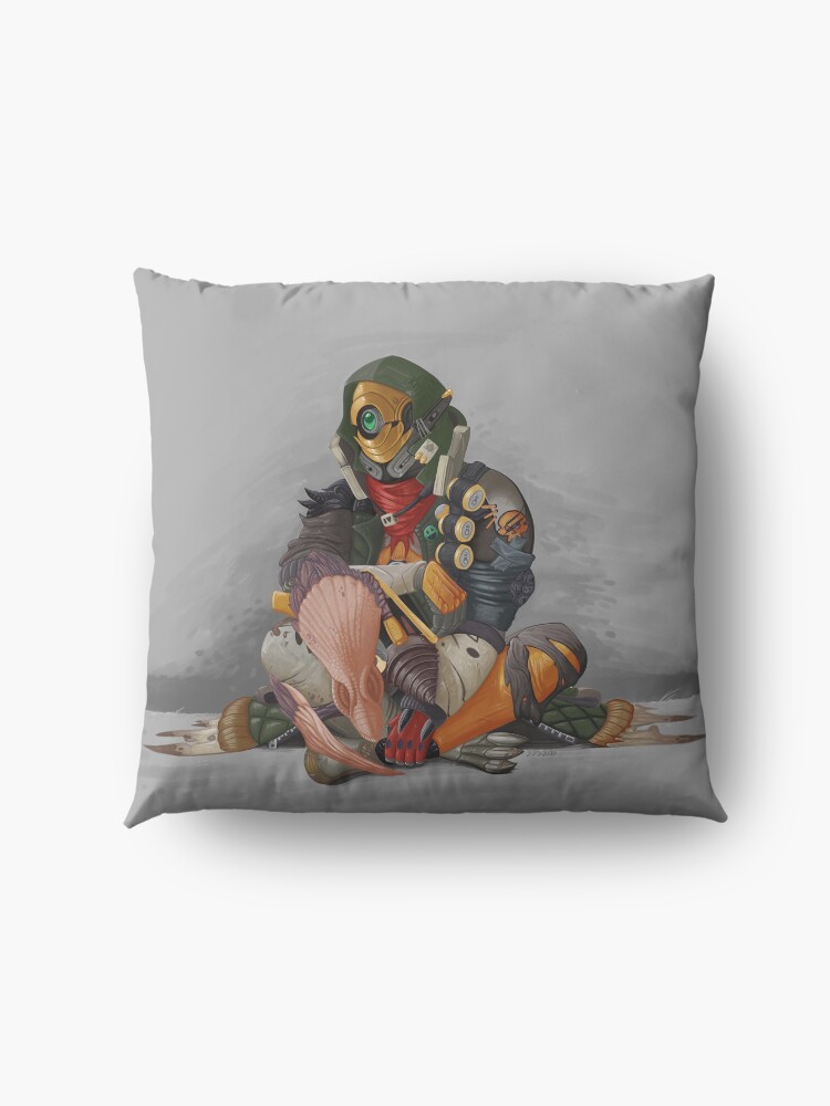 Alternate view of Fl4k and Broodless Floor Pillow
