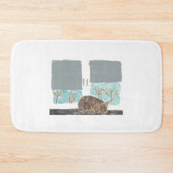 Item preview, Cat napping on windowsill designed and sold by Elizabeth Lough.
