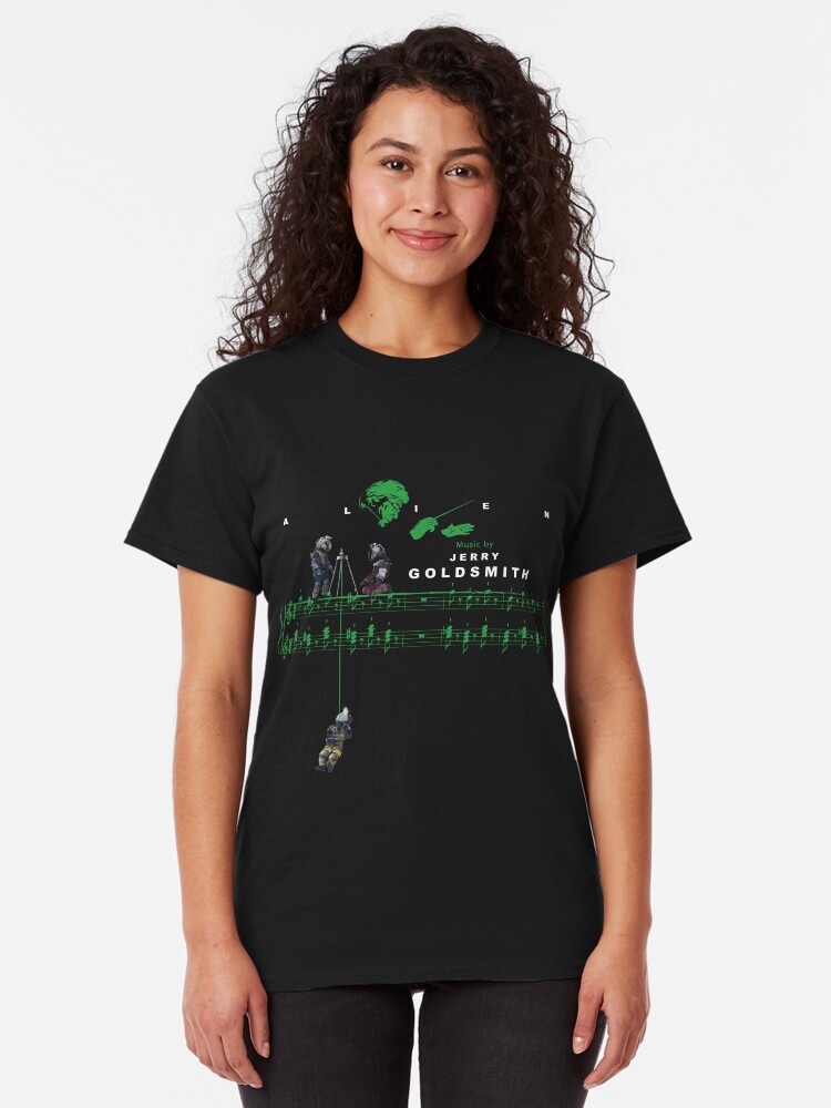 Alternate view of Jerry Goldsmith - The Derelict Spaceship (Series 5) Classic T-Shirt