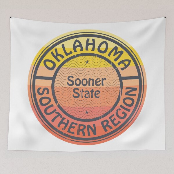 Item preview, Oklahoma, Sooner State, Southern region designed and sold by studio838.