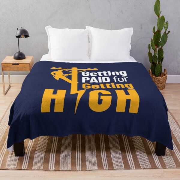 Item preview, Electrical Lineman Getting Paid for Getting High designed and sold by jaygo.