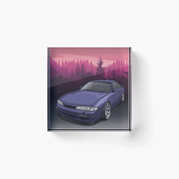 Item preview, S14 Zenki with mountains background designed and sold by ArtyMotive.
