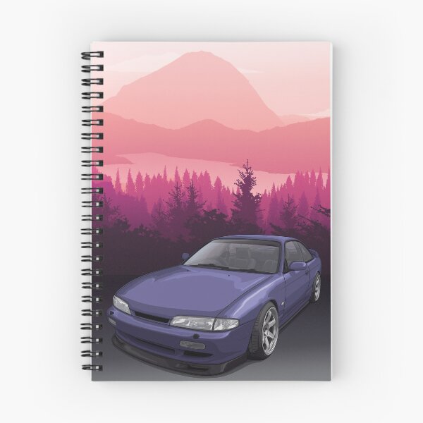 Item preview, S14 Zenki with mountains background designed and sold by ArtyMotive.