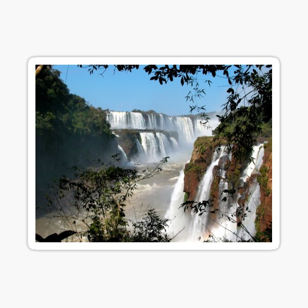 Item preview, Iguazu Iguassu Waterfall Landscape Panorama Scenery, Brazil Argentina 8 designed and sold by worldways.