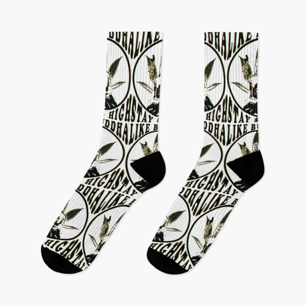 Item preview, Like Buddha chilling and high his cannabis design designed and sold by LuminOrb.