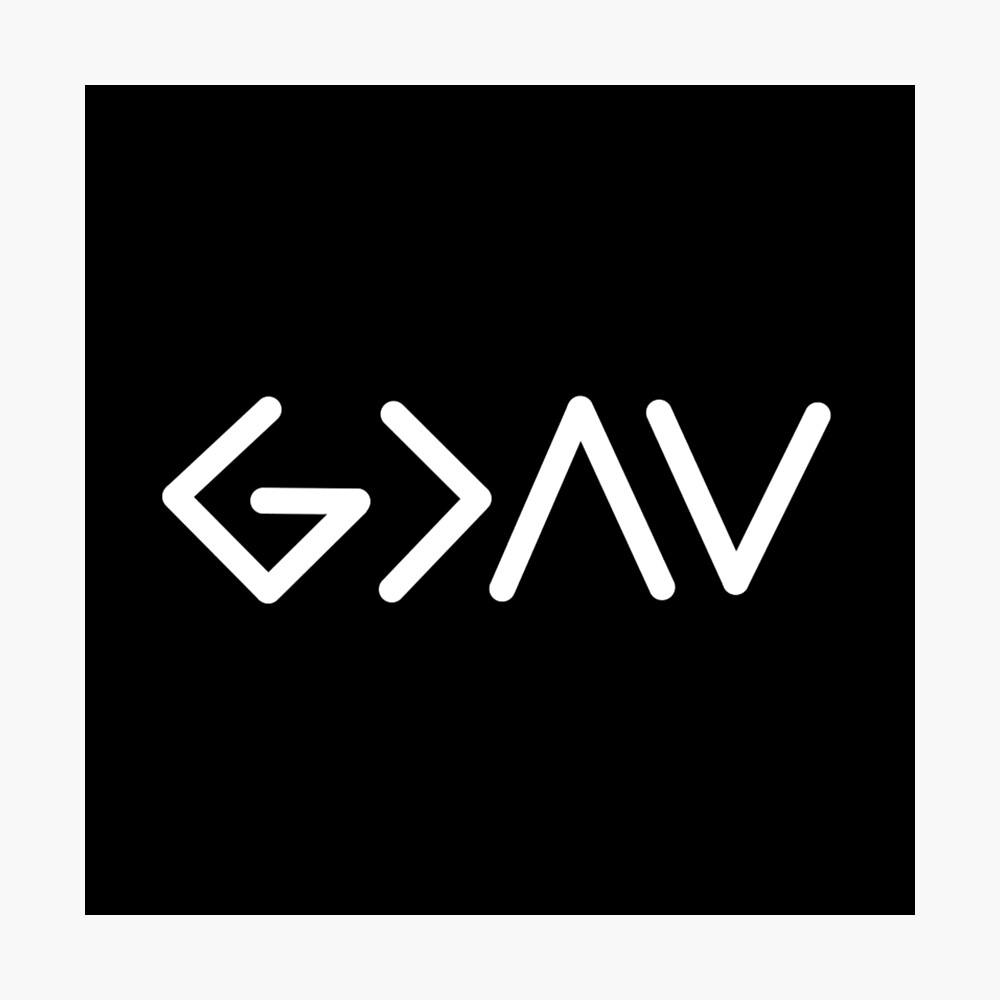 Christian quote God is greater than your highs and lows Poster