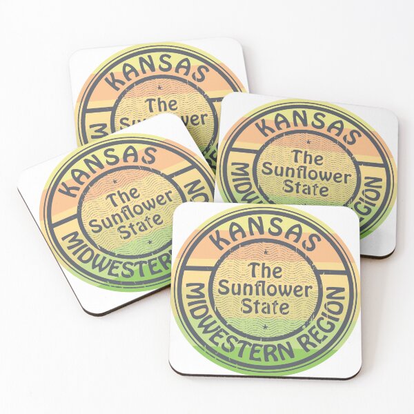 Item preview, Kansas, The Sunflower State, Midwestern Region designed and sold by studio838.