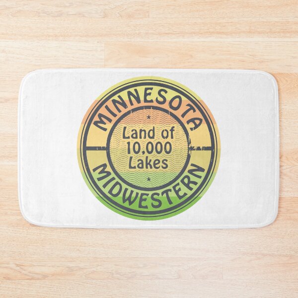 Item preview, Minnesota, Land of 10000 Lakes, Midwestern designed and sold by studio838.