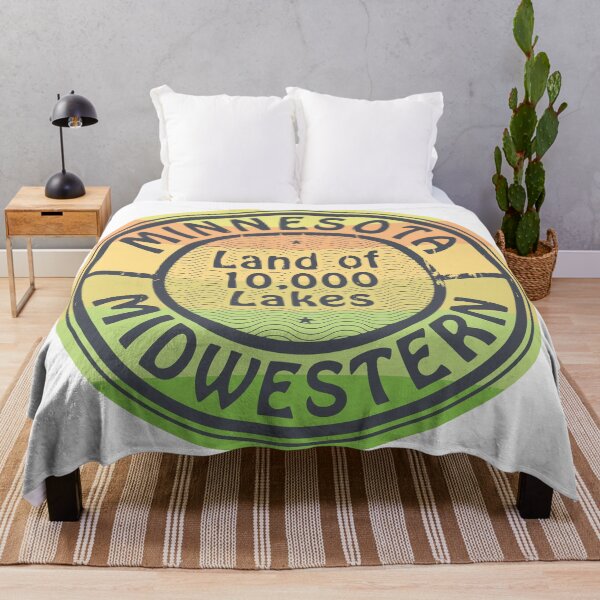 Item preview, Minnesota, Land of 10000 Lakes, Midwestern designed and sold by studio838.