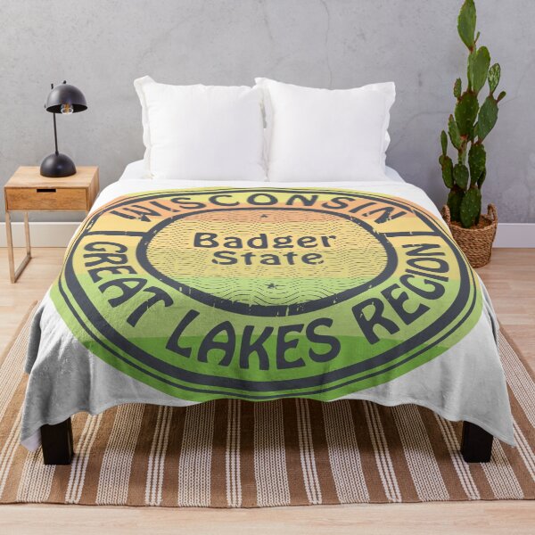 Item preview, Wisconsin, Badger State, Great Lakes Region designed and sold by studio838.