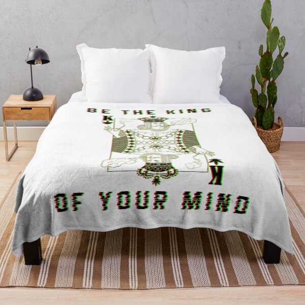 Item preview, Be the King of Your Mind Vaporwave Aesthetic Glitch designed and sold by LuminOrb.
