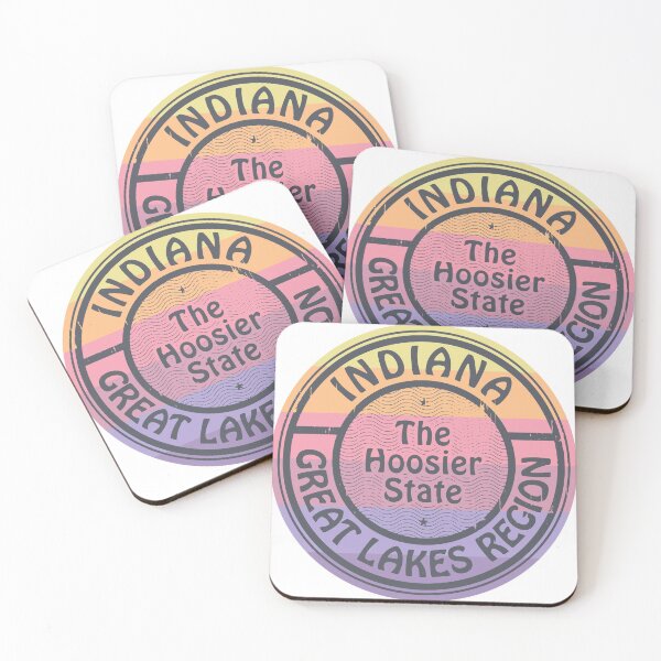 Item preview, Indiana, The Hoosier State, Great Lakes Region designed and sold by studio838.