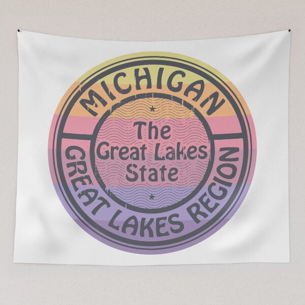 Item preview, Michigan, The Great Lakes State, Great Lakes Region designed and sold by studio838.
