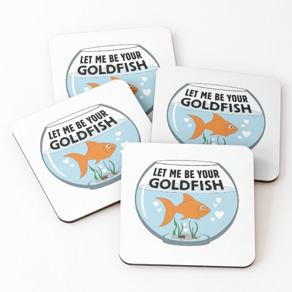 Item preview, Let Me Be Your Goldfish Valentine Message designed and sold by 221c.
