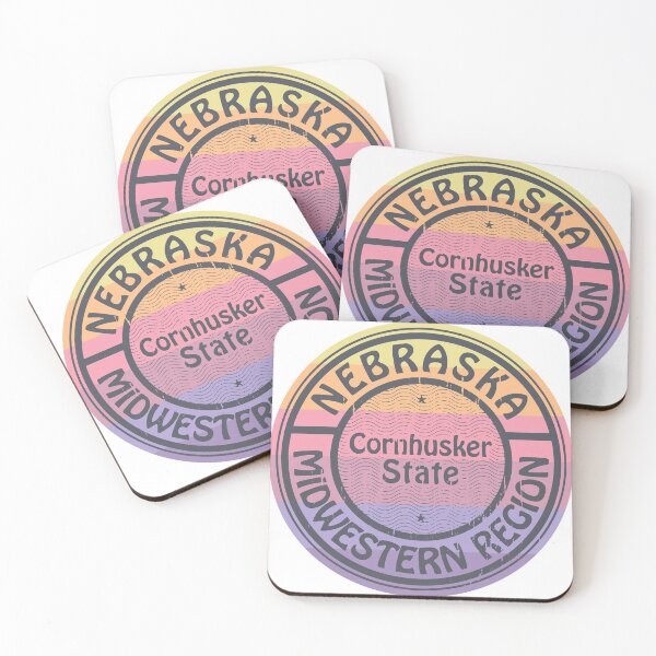 Item preview, Nebraska, Cornhusker State, Midwestern Region designed and sold by studio838.