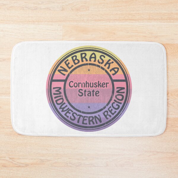 Item preview, Nebraska, Cornhusker State, Midwestern Region designed and sold by studio838.