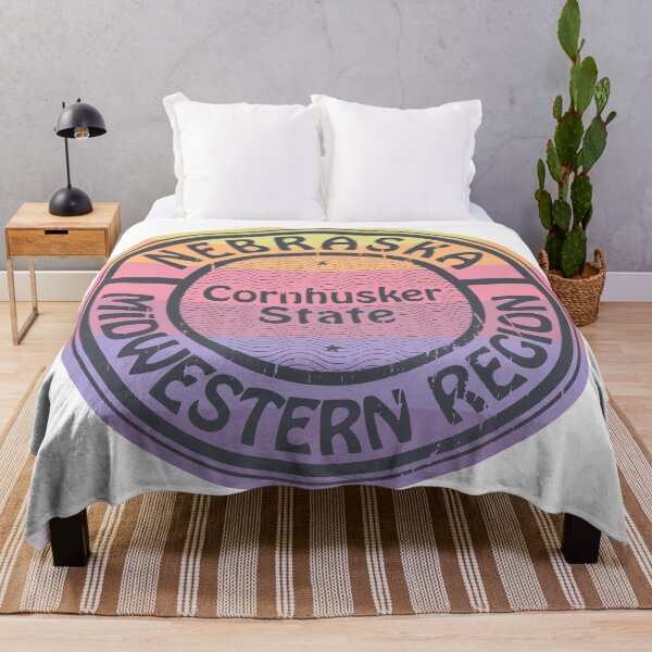 Item preview, Nebraska, Cornhusker State, Midwestern Region designed and sold by studio838.
