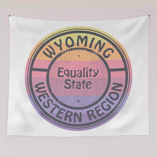 Item preview, Wyoming, Equality State, Western Region designed and sold by studio838.