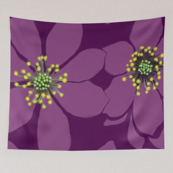 Item preview, Violet flowers designed and sold by beamorello.