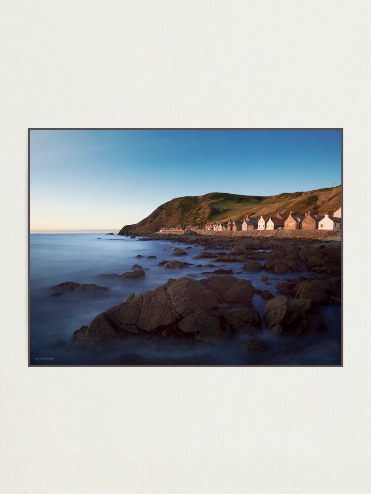 Framed Print The Small Village of Crovie in the Scottish Highlands Picture 