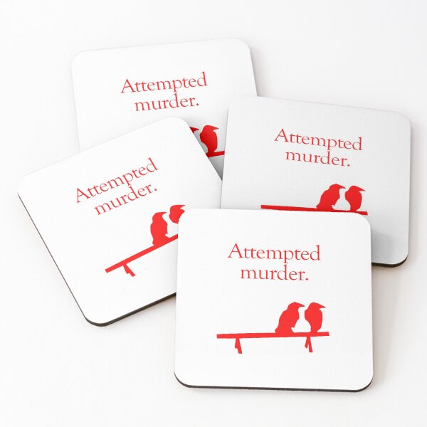Item preview, Attempted Murder (Red Version) designed and sold by jezkemp.