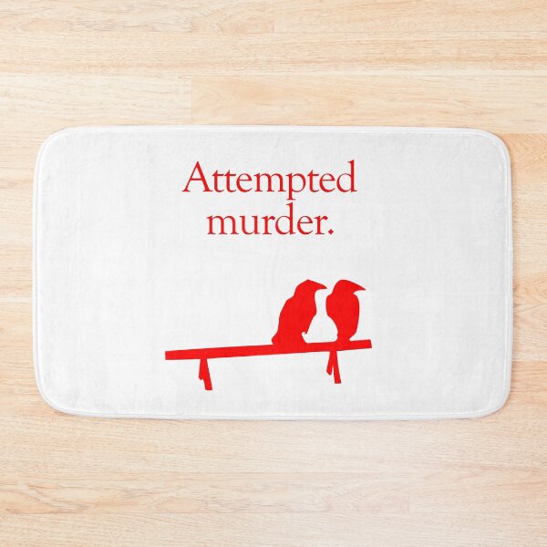 Item preview, Attempted Murder (Red Version) designed and sold by jezkemp.