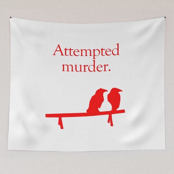 Item preview, Attempted Murder (Red Version) designed and sold by jezkemp.