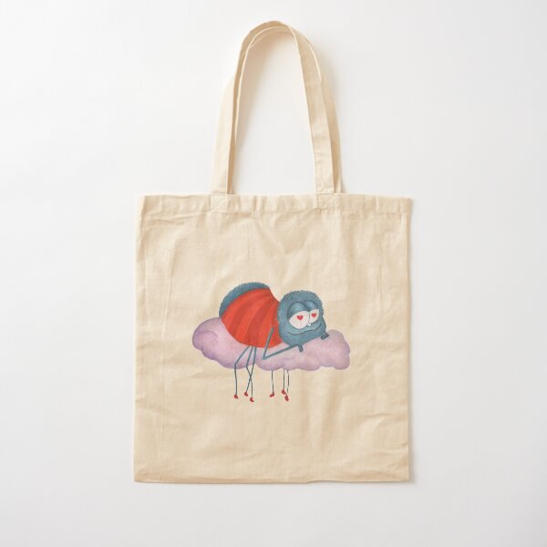 Even spiders can be in love Cotton Tote Bag