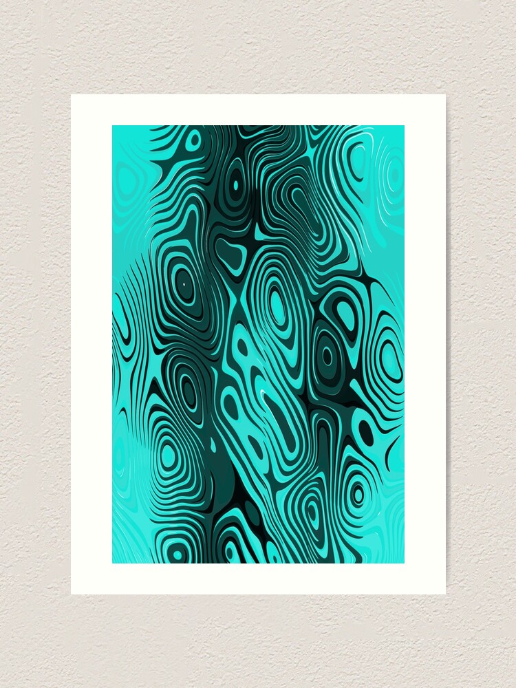 Alternate view of Psychedelic art. Art movement Art Print