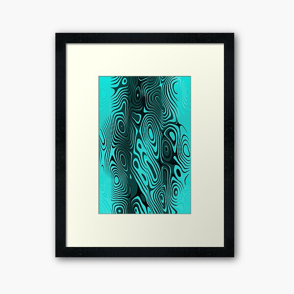 Psychedelic art. Art movement Framed Art Print