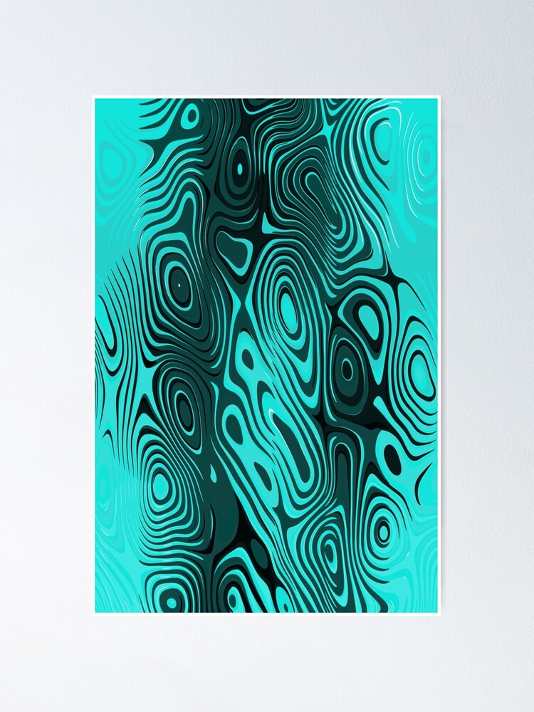 Alternate view of Psychedelic art. Art movement Poster