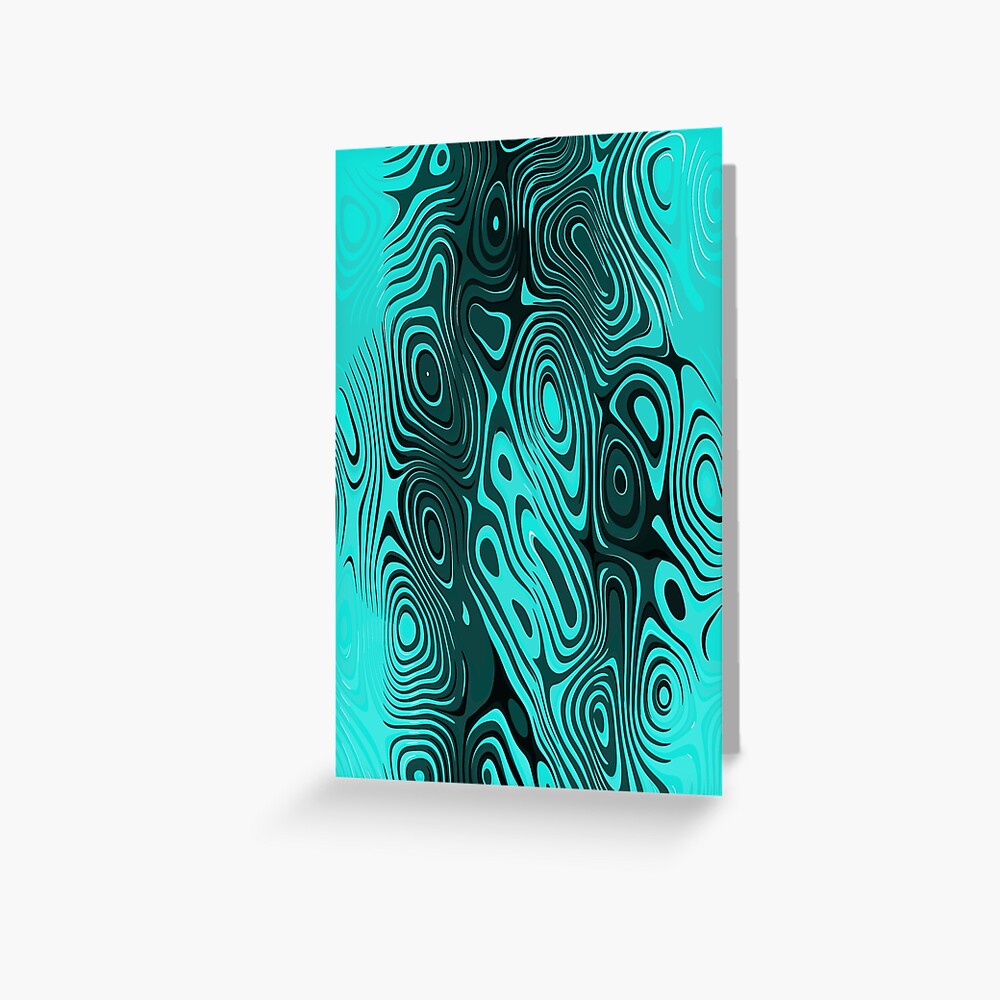 Psychedelic art. Art movement Greeting Card